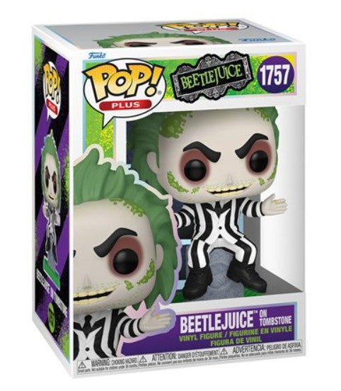 Funko Pop! Plus Beetlejuice On Tombstone #1757 Movies