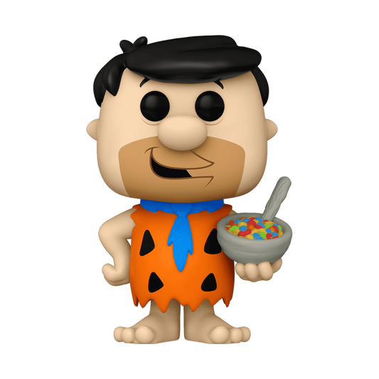 Funko Pop! Ad Icons - Fred Flintstone with Fruity Pebbles 119 - The Flintstones x Cocoa Pebbles Vinyl Figure