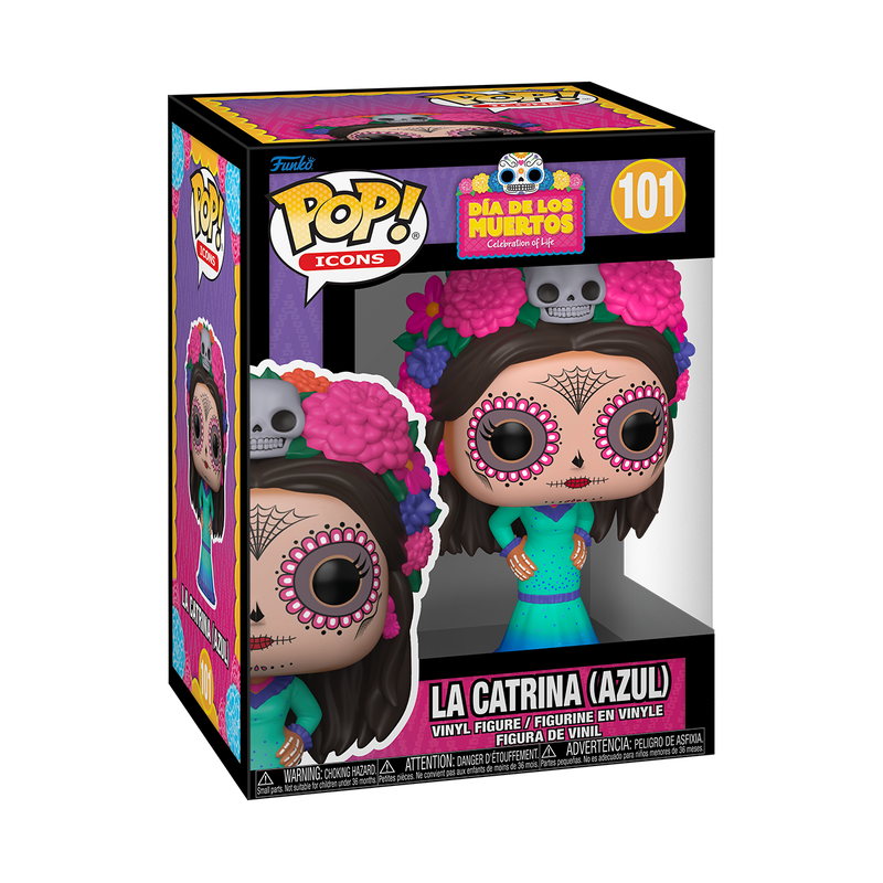 Funko Pop! Icons - La Catrina (Azul) #101 - Dia De Los Muertos