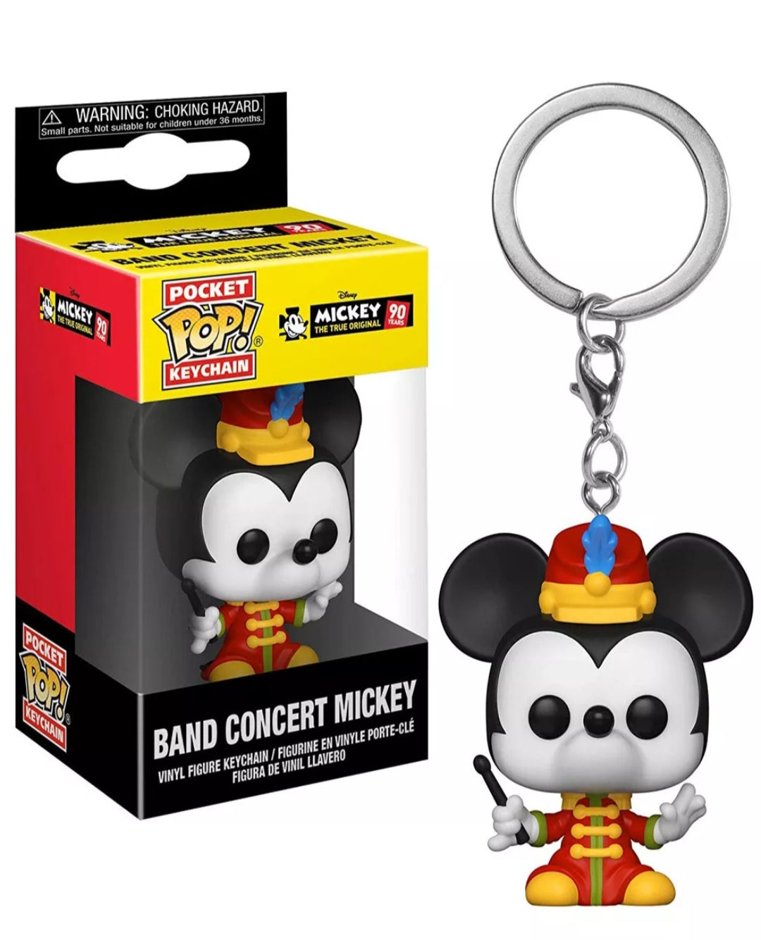 Funko Pocket Pop! Mickey's 90th Band Concert Mickey Key Chain
