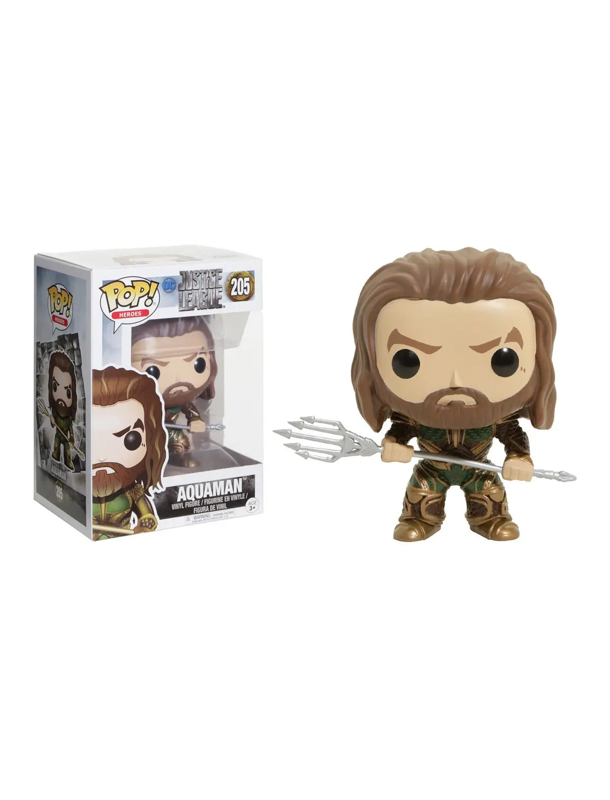 Funko Pop! Heroes - Aquaman 205 - Justice League Vinyl Figure