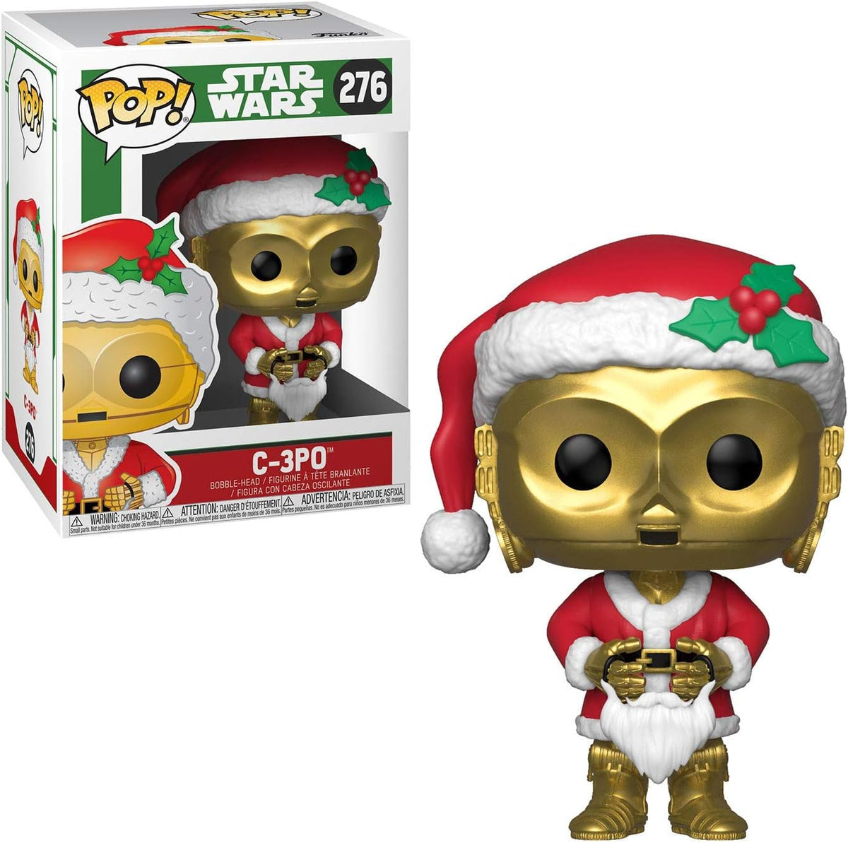 Funko Pop! Holiday C-3PO as Santa 276 - Star Wars Vinyl Figure
