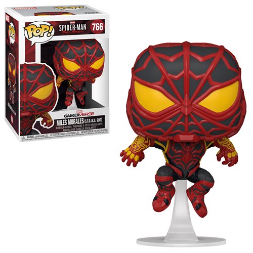 Funko Pop! Marvel - Miles Morales (S.T.R.I.KE. Suit) 766 - Marvel Spider-Man Miles Morales Vinyl Figure