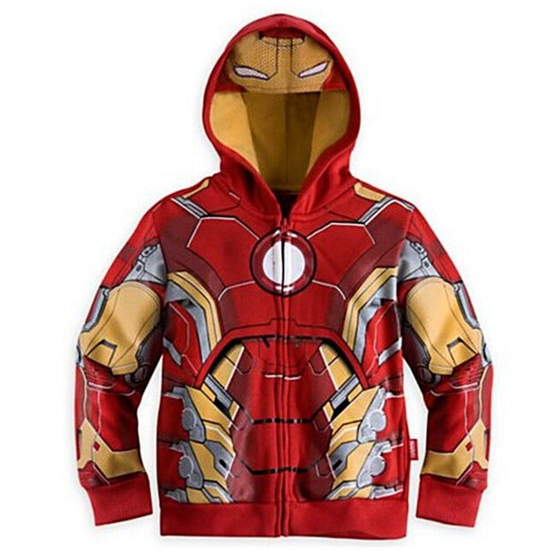 Boys Avengers Marvel Superhero Hoodie 2-7T