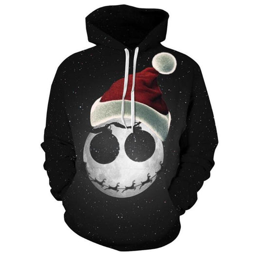 Nightmare Before Christmas Jack Skellington 3D Printed Hoodie