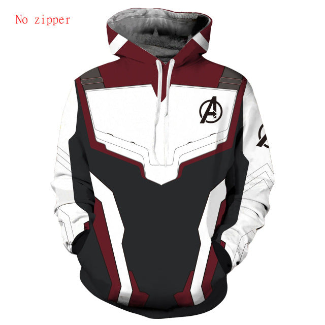 The Avengers Endgame Quantum Realm Costume Hoodie