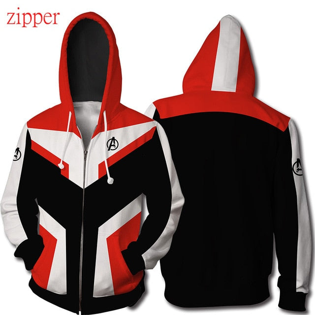 The Avengers Endgame Quantum Realm Costume Hoodie