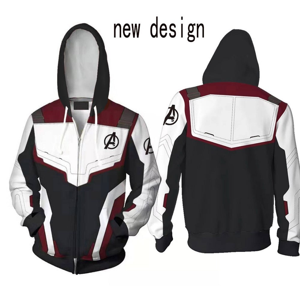 The Avengers Endgame Quantum Realm Costume Hoodie