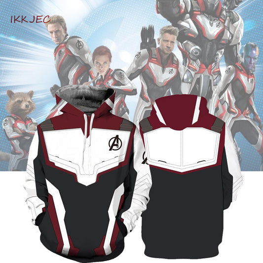 The Avengers Endgame Quantum Realm Costume Hoodie