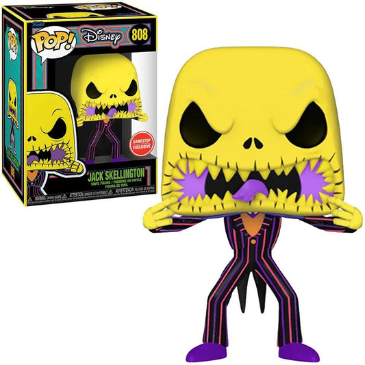 Funko Pop! Disney - Jack Skellington 808 - Nightmare Before Christmas [Gamestop] Vinyl Figure