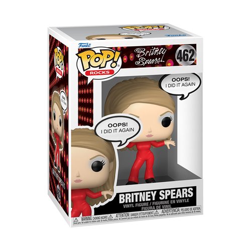 Funko Pop! Rocks - Britney Spears 462 - Britney Spearss Vinyl Figure