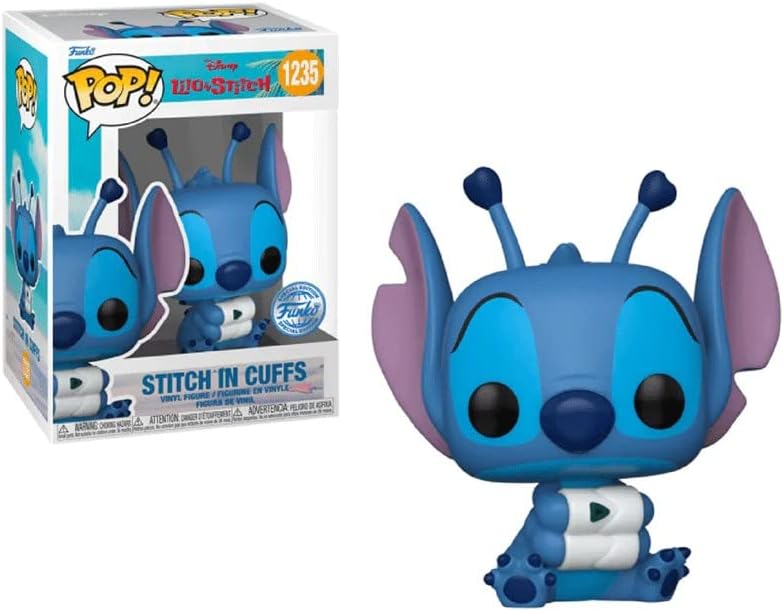 Funko Pop! Disney - Stitch In Cuffs 1235 - Lilo & Stitch [FYE] Vinyl Figure