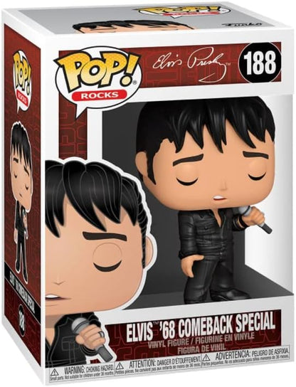 Funko Pop! Rocks - Elvis '68 Comeback Special - Elvis Presley Vinyl Figure