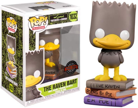 Funko Pop! Television - The Raven Bart 1032 - The Simpsons: Treehouse of Horror [Box Lunch] Vinyl Figure