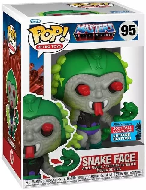 Funko Pop! Retro Toys - Snake Face 95 - Masters of the Universe [2021 Fall Convention] Vinyl Figure