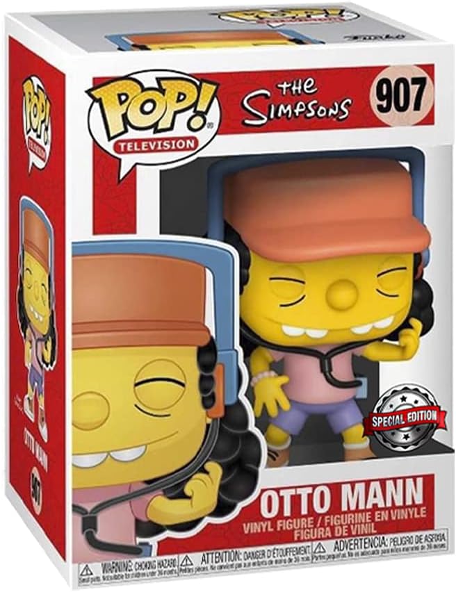 Funko Pop! Television - Otto Mann 907 - The Simpsons [Target Con 2021] Vinyl Figure