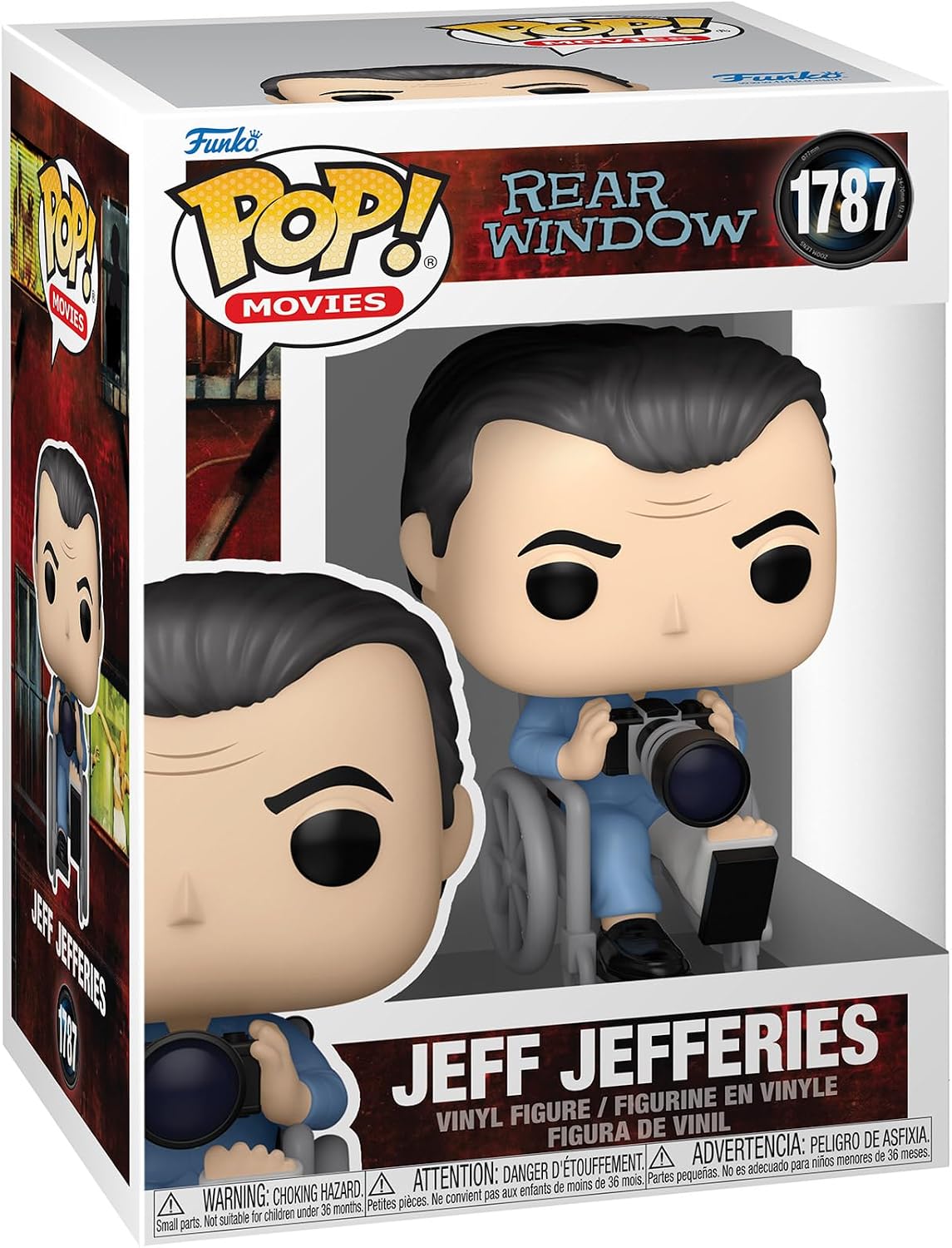 Funko Pop! Movies - Jeff Jefferies 1787 - Rear Window 1787 Vinyl Figure
