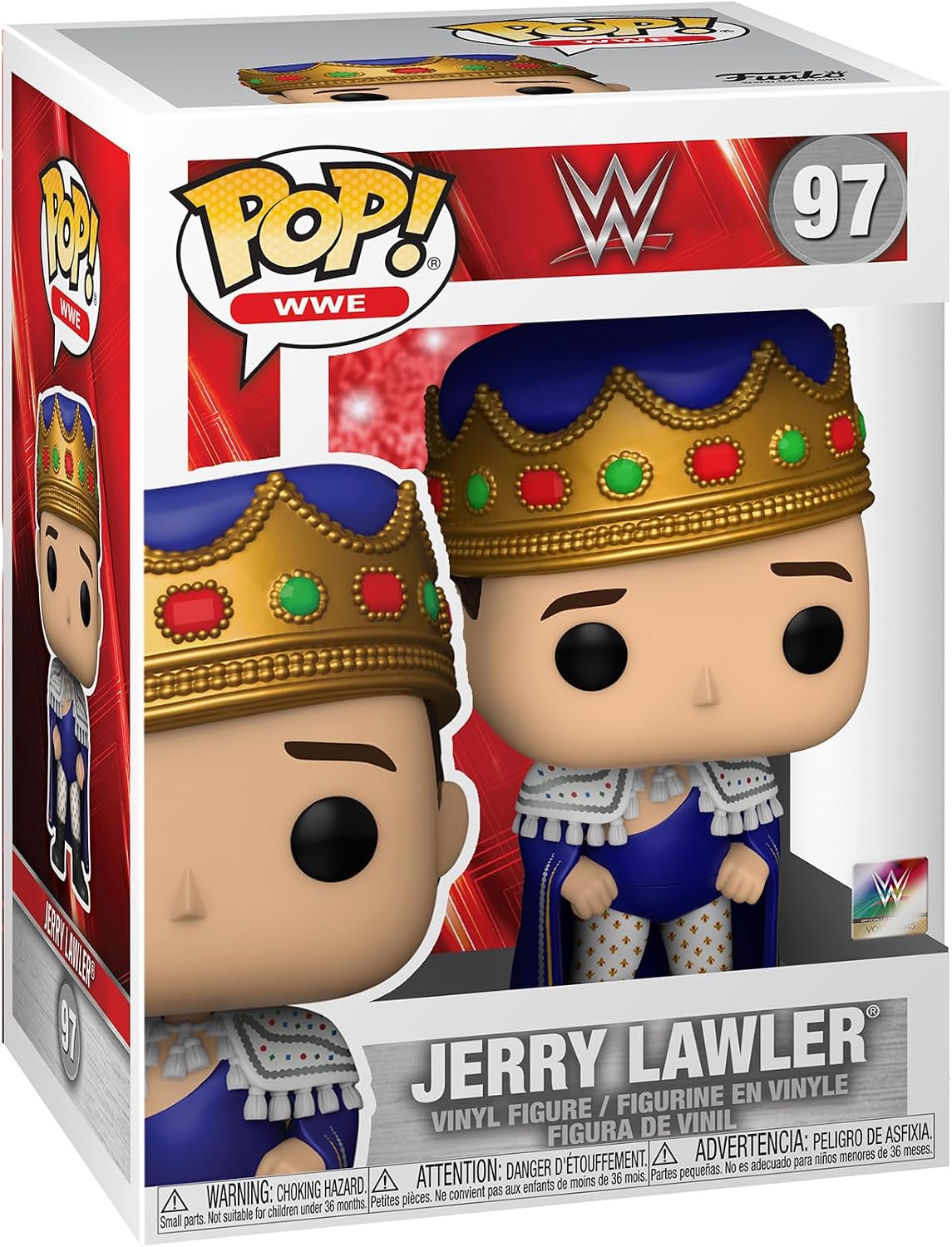 Funko Pop! WWE - Jerry Lawler 97 - WWE Vinyl Figure