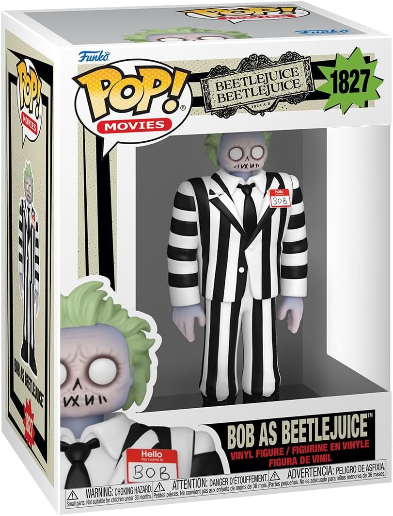 Funko Pop! Movies - Bob as Beetlejuice 1827 - Beetlejuice Beetlejuice Vinyl Figure