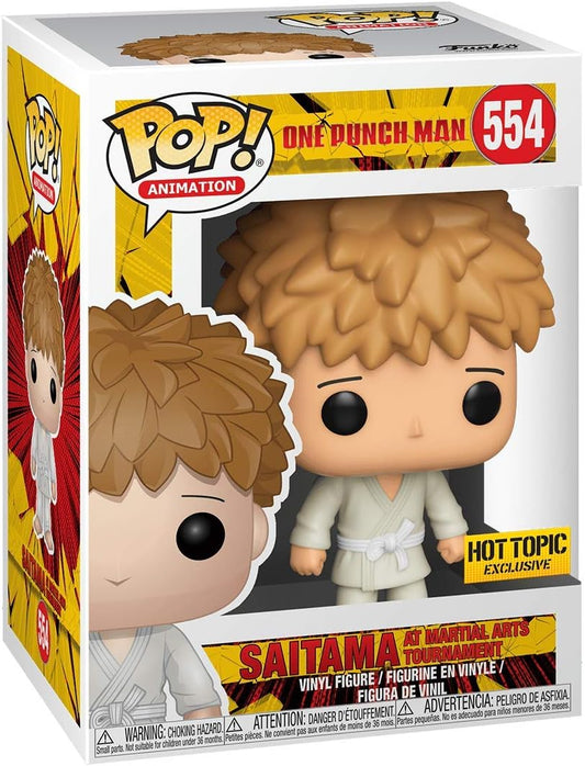 Funko Pop! Animation - Saitama at Martial Arts Tournament 554 - One Punch Man [Hot Topic] Vinyl Figure
