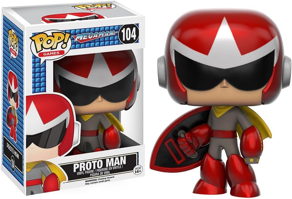 Funko Pop! Games - Proto Man 104 - Mega Man Vinyl Figure