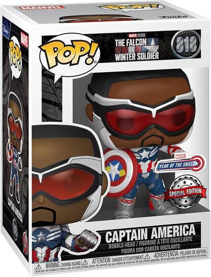 Funko Pop! Marvel - Captain America 818 - The Falcon and the Winter Soldier [Amazon] Vinyl Figure