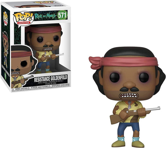 Funko Pop! Animation - Resistance Goldenfold 571 - Rick and Morty Vinyl Figure