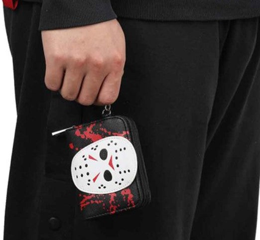 Friday The 13th Jason Mini Zip Around Wallet