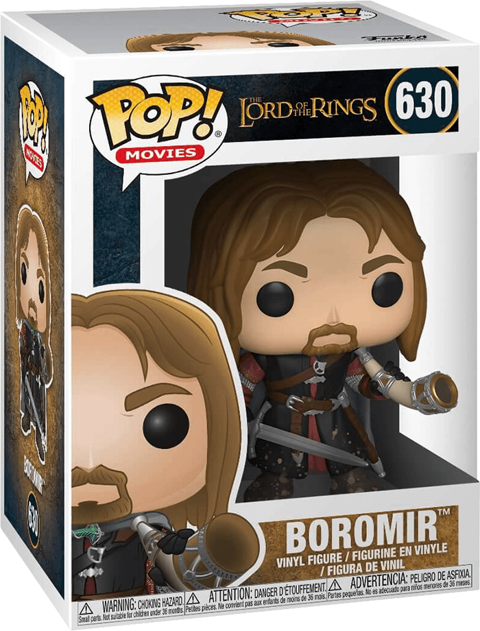 Funko Pop! Lord of the Rings Boromir #630 w/Pop Protector