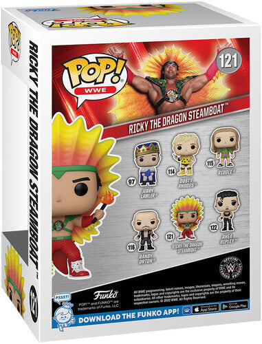 Funko Pop! WWE: Ricky "The Dragon" Steamboat #121 Vinyl Figure