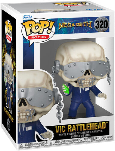 Funko Pop! Rocks Vic Rattlehead #320 Megadeth Vinyl Figure