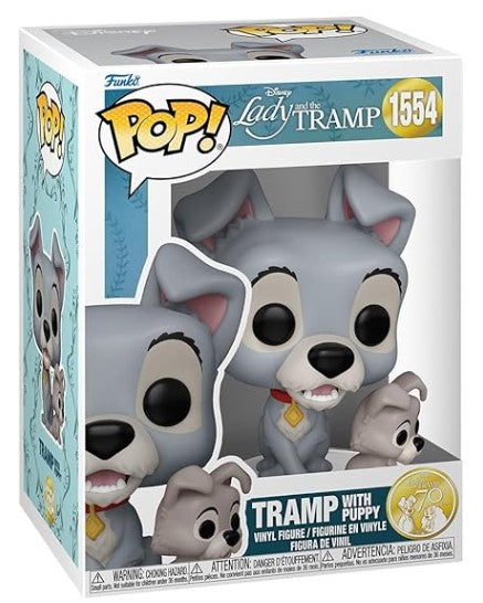 Funko Pop! Lady and The Tramp - Tramp w/ Puppy #1554