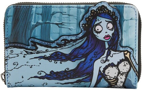 Loungefly Corpse Bride Emily Forest Zip Around Wallet