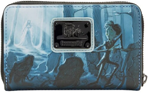 Loungefly Corpse Bride Emily Forest Zip Around Wallet