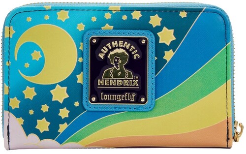 Loungefly Jimi Hendrix Psychedelic Glow-in-the-Dark Zip Around Wallet
