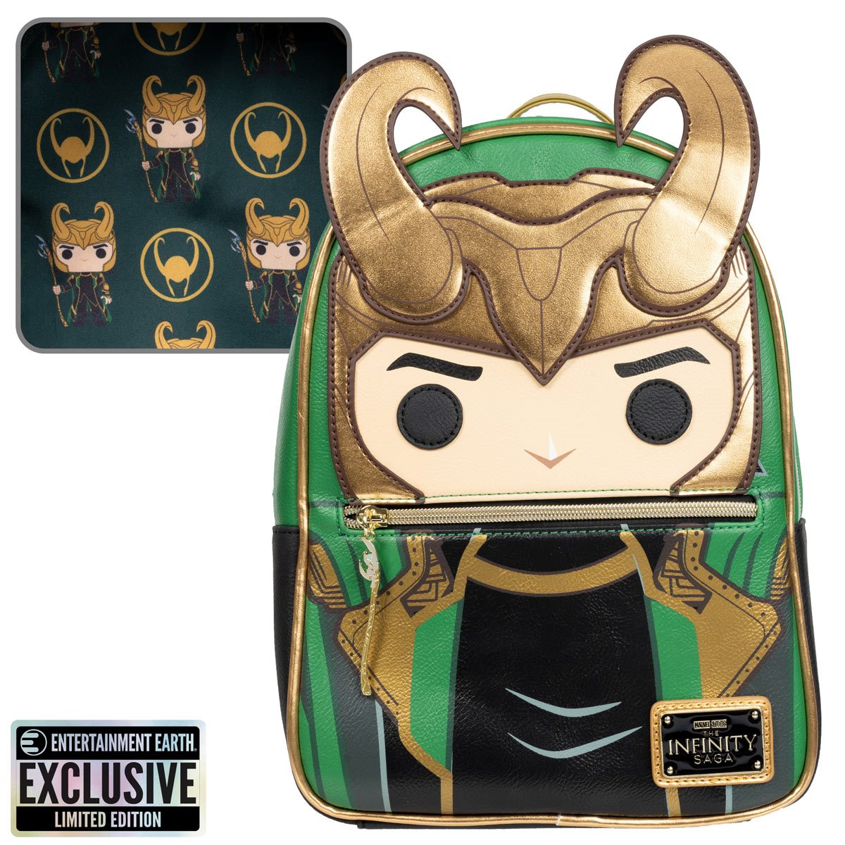 Loungefly Avengers Loki with Scepter MiniBackpack (EE Exclusive)