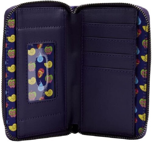 Loungefly Disney Villains In The Dark Zip Around Wallet