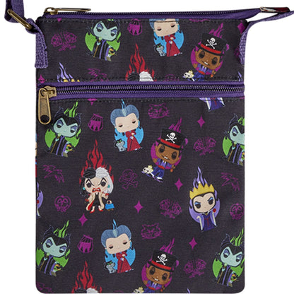 Loungefly Funko Pop! Disney: Villains Crossbody Passport Bag