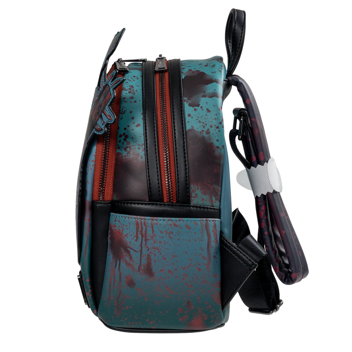 Loungefly Terrifier Art the Clown Blood Splatter Glow-in-the-Dark Mini-Backpack - Entertainment Earth Exclusive