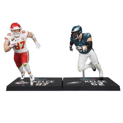 McFarlane Toys - NFL SportsPicks 2024 Travis Kelce and Jason Kelce 7-Inch Scale Posed Figure 2-Pack
