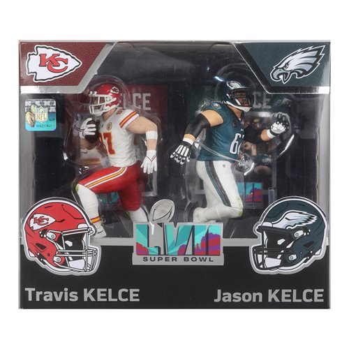 McFarlane Toys - NFL SportsPicks 2024 Travis Kelce and Jason Kelce 7-Inch Scale Posed Figure 2-Pack