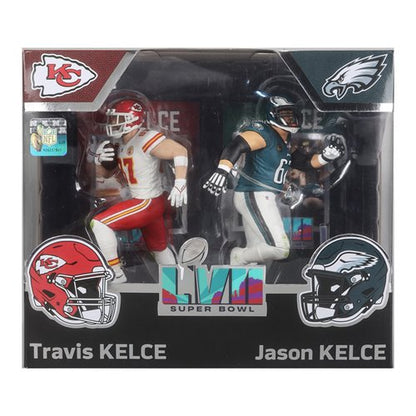 McFarlane Toys - NFL SportsPicks 2024 Travis Kelce and Jason Kelce 7-Inch Scale Posed Figure 2-Pack