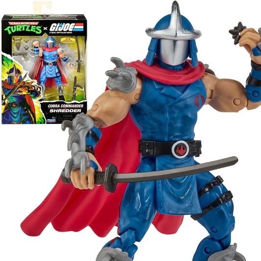 Playmates - Shredder x Cobra Commander - Teenage Mutant Ninja Turtles x G.I. Joe Action Figure