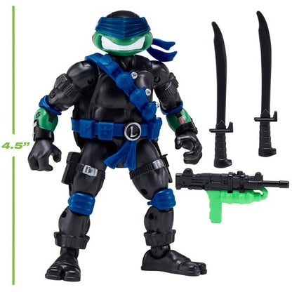 Playmates -  Snake Eyes x Leo - Teenage Mutant Ninja Turtles x G.I. Joe Action Figure