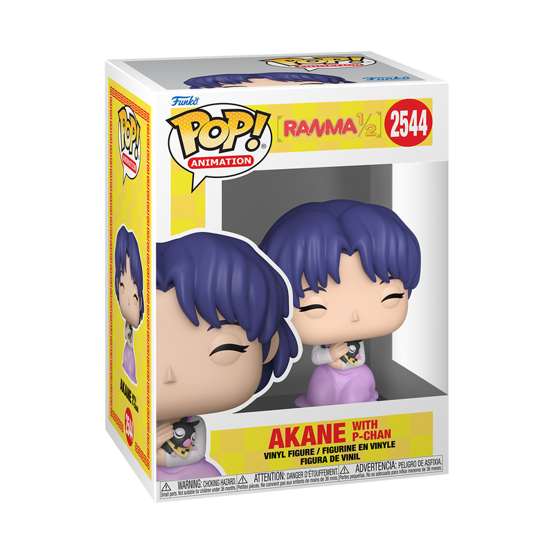 Funko Pop! Animation - Akane With P-Chan 2544 - Ranma 1/2 Vinyl Figure