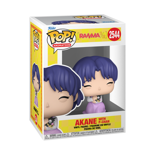 Funko Pop! Animation - Akane With P-Chan 2544 - Ranma 1/2 Vinyl Figure
