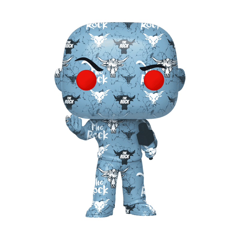 Funko Pop! Art Series - The Rock 44 - WWE [Walmart] Vinyl Figure [Hard Stack Included]