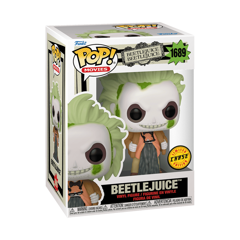 Funko Pop! Movies - Beetlejuice 1689 - Beetlejuice Beetlejuice [Chase] Vinyl Figure