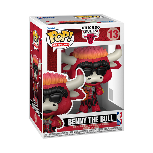 Funko Pop! NBA Mascots - Benny The Bull 13 - Chicago Bulls Vinyl Figure