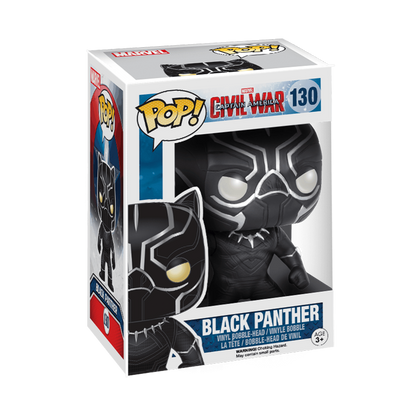 Funko Pop! Marvel - Black Panther 130 - Captain America Civil War Vinyl Figure